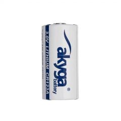 Lithum battery CR123A Akyga AKY1235 3V / 1500mAh for 85°C