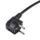 Dodatna slika Napajalni kabel Cloverleaf CEE 7/7 / IEC C5 AK-NB-101C CU 3x0.75mm² 1.5m