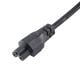 Dodatna slika Napajalni kabel Cloverleaf CEE 7/7 / IEC C5 AK-NB-101C CU 3x0.75mm² 1.5m